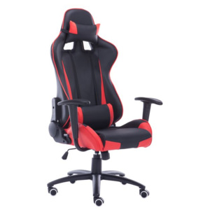 Kancelářská židle CANCEL RUNNER, černo-červená