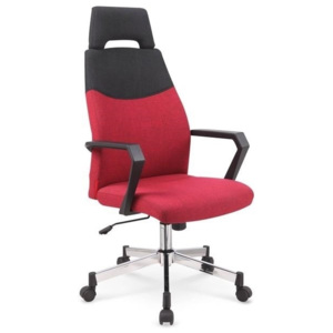 Halmar Kancelářská židle OLAF, černo-červená