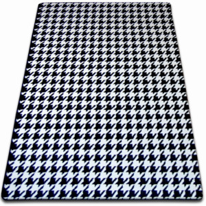Kusový koberec SKETCH Zippy bílo-černý 80x150
