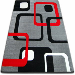 Kusový koberec FOCUS Ringo šedo-červený 60x100