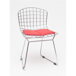 Design2 Židle dětská Harry Junior červený polštář