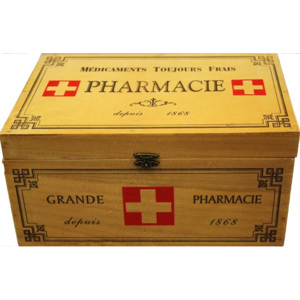 Dřevěná skříňka - Lékárnička Pharmacie Grande