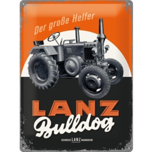 Nostalgic Art Plechová cedule LANZ Bulldog Rozměry: 30x40cm