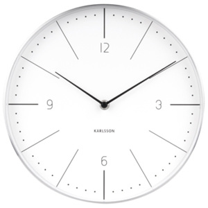 Nástěnné hodiny Percy, 27,5 cm, bílá | -20 % Stfh-KA5682WH Time for home+
