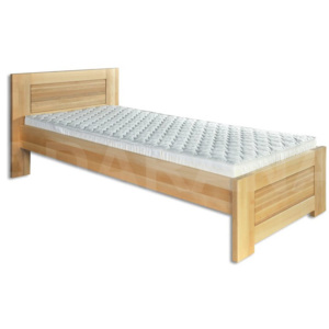 Dřevěná postel jednolůžko - buk