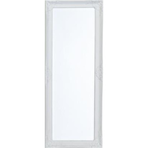 Zrkadlo KIRSTY 132x52 cm - biela, strieborná