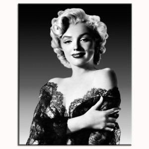 Obraz na zeď Marilyn Monroe L - černé šaty 48836717MM
