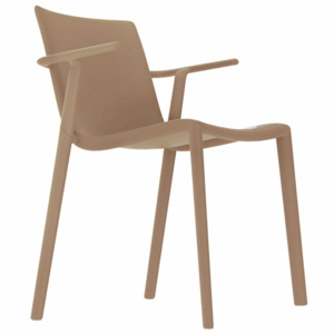 Design2 Židle Kat s područkami béžová