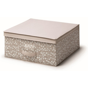 Hnědý úložný box s víkem Cosatto Bocquet, šířka 45 cm