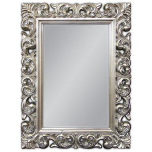 Závěsné zrcadlo Queen 91x121 stříbrné