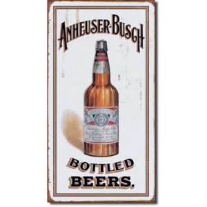 Plechová cedule pivo Anheuser - Busch CABP001