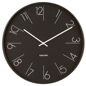 Nástěnné hodiny Mana, 40 cm, černá Stfh-KA5607BK Time for home+