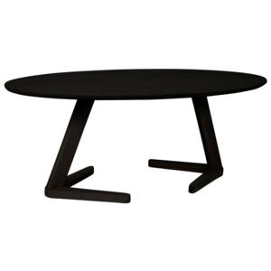 Černý konferenční stolek Canett Augustenborg