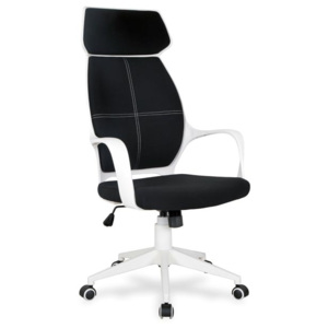 Halmar Kancelářská židle CAMEO, černo-bílá