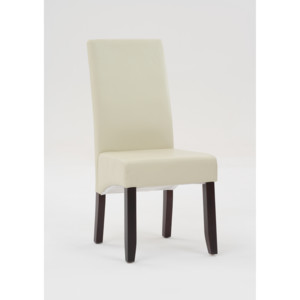 Čalúnená stolička JONS - biela