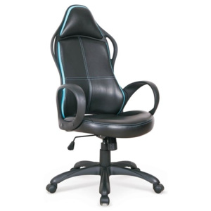 Halmar Kancelářská židle HELIX, černo-modrá