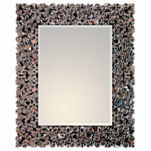 Závěsné zrcadlo Polyamidu 80x100 křišťály