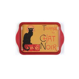 Plechový tác - Chat Noir - kočka M poškozeno 105844874