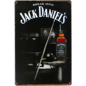 Plechová cedule Jack Daniels Break into - Tágo