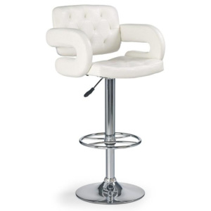 Halmar H37 barová židle bílá