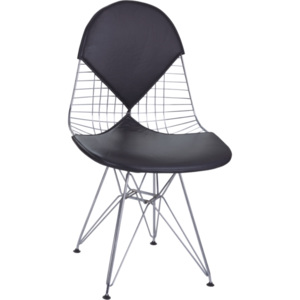Design2 Židle Net double černý polštář