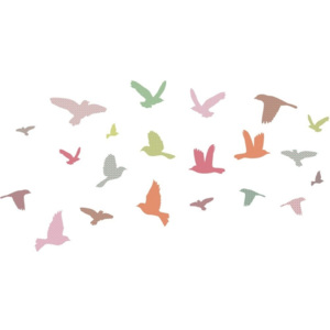 Nástěnné samolepky Art For Kids Pink Birds