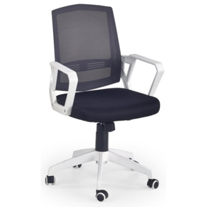 Halmar Kancelářská židle ASCOT, černo-bílá