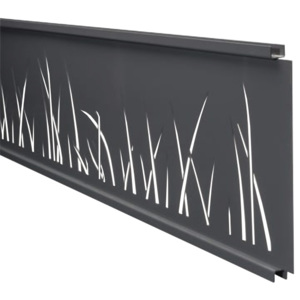Rostlinný designový panel Anthracite grey pískovaný