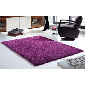 Spoltex | Kusový koberec Ravenna fialová 70x140 cm, obdélník, barva fialová