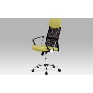 Artium Kancelářská židle | houpací mechanika | kovový kříž Barva: zelená