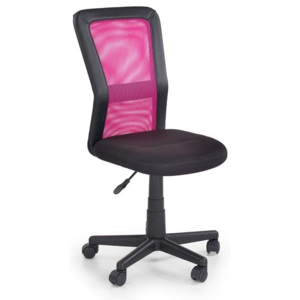 Halmar Dětská židle COSMO, černo-růžová
