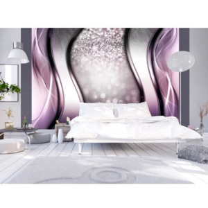 * Abstraktní fialová tapeta (100x70 cm) - Murando DeLuxe