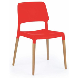 Halmar K163 židle červená
