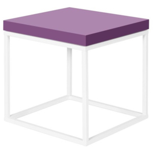 Odkládací stolek s fialovou deskou TemaHome Prairie