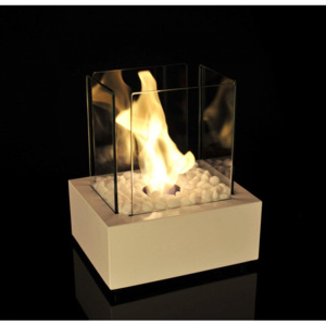 Bio Fires Biokrb Glass Cube II BÍLÝ