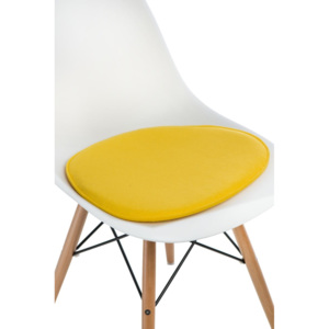 Design2 Polštář na židle Side Chair žlutý