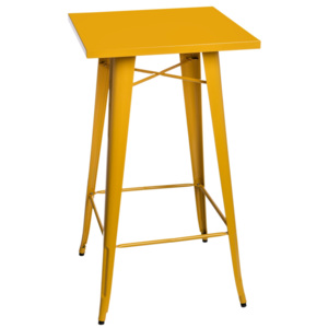 Design2 Stůl barový Paris žlutý