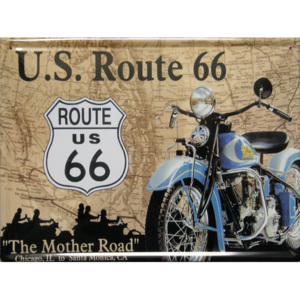 Plechová cedule U.S. Route 66