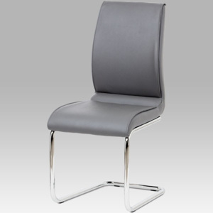 Jídelní židle DCH-575 GREY koženka šedá - Autronic