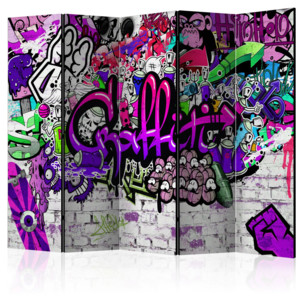 Paraván - Purple Graffiti 225x172