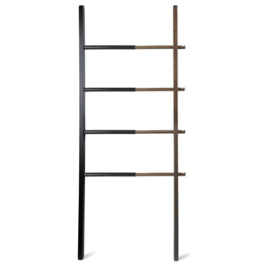 Design2 Věšák žebřík Hub Ladder černý/ořech