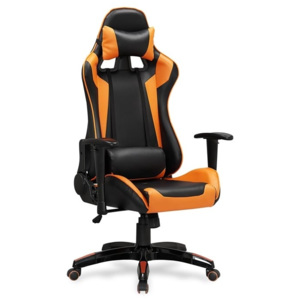 Halmar Kancelářská židle DEFENDER, černo-oranžová
