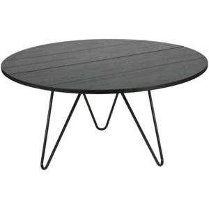 Kulatý jídelní stůl Kosmos 150 cm, černá dee:387662-BN Hoorns