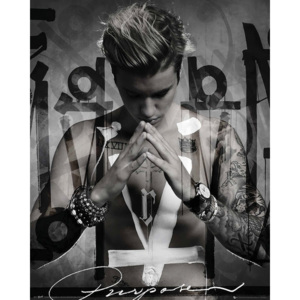 Plakát, Obraz - Justin Bieber - Purpose, (40 x 50 cm)