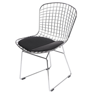 Design2 Židle Harry černý polštář