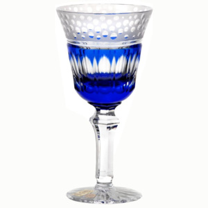 Sklenice na víno Dalmatin, barva modrá, objem 240 ml