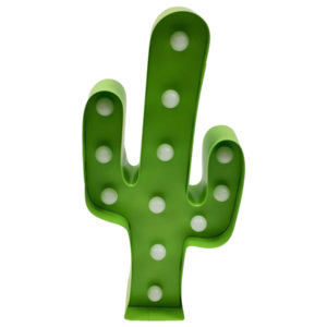 Design2 Lampička dekorační Cactus zelená