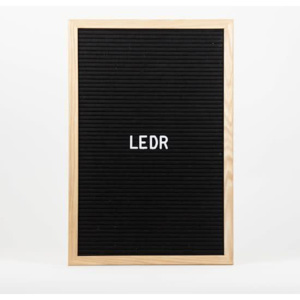 LEDR písmenková tabule na vzkazy LetterBoard A4 – 45x30 cm a 290 písmen