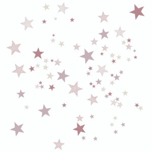 Růžové nástěnné samolepky Art For Kids Constellation