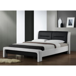 Halmar CASSANDRA 120cm postel bílo - černá
